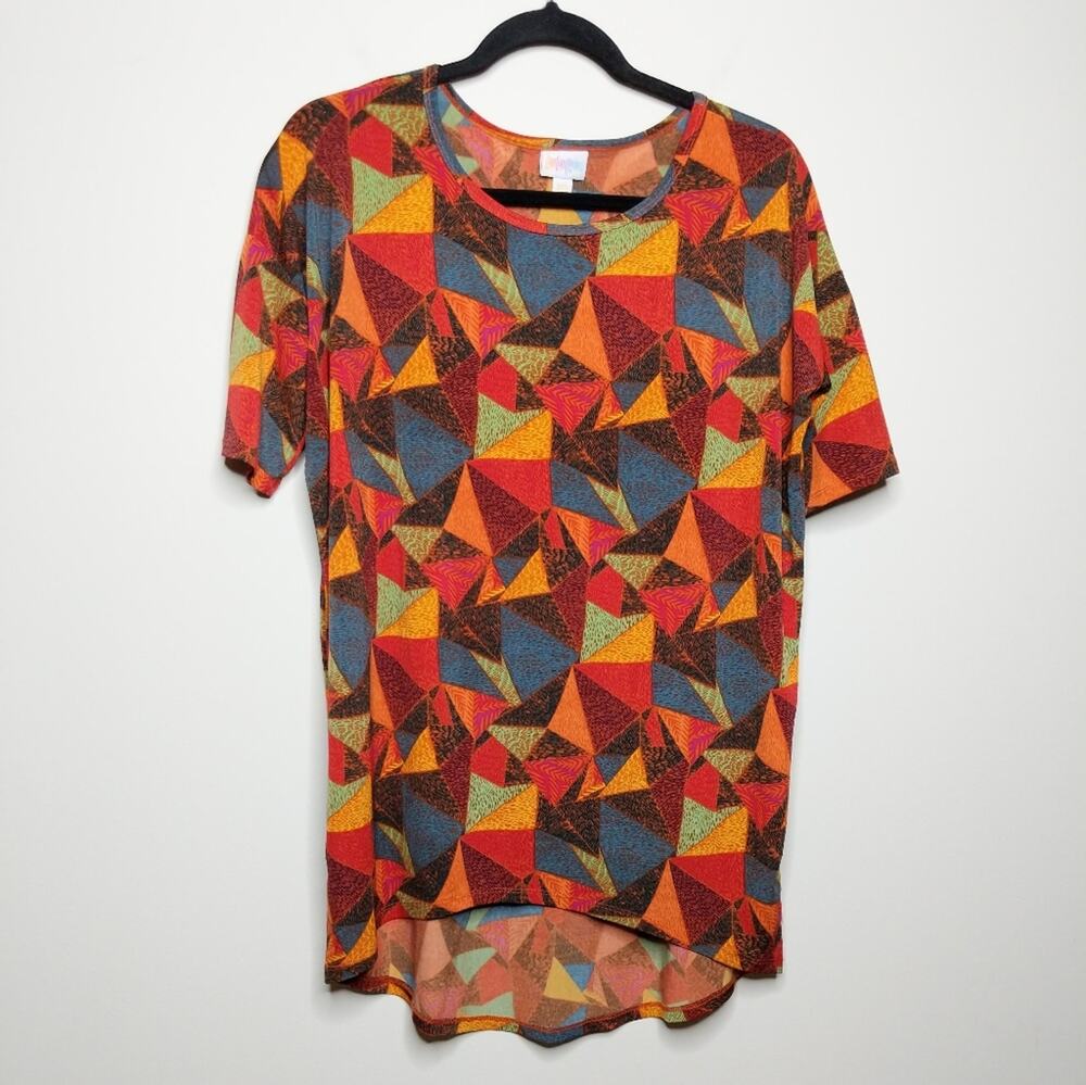 LuLaRoe Irma Geometric Tee - Sz XXS - GUC